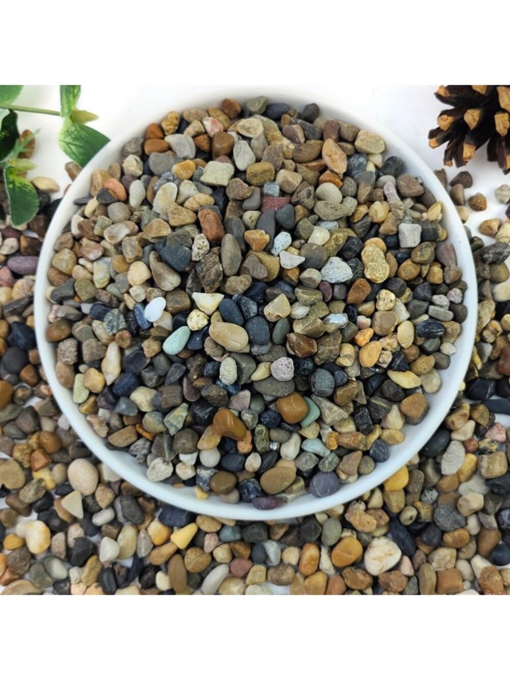 Natural River Rocks for Aquariums - 20lbs Small Gravel, Perfect for Landscaping